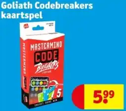 Kruidvat Goliath Codebreakers kaartspel aanbieding