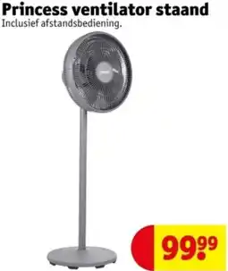 Kruidvat Princess ventilator staand aanbieding