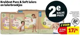 Kruidvat Kruidvat Pure & Soft luiers en luierbroekjes aanbieding