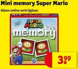 Kruidvat Mini memory Super Mario aanbieding