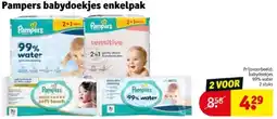 Kruidvat Pampers babydoekjes enkelpak aanbieding