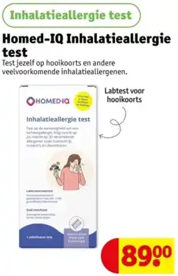 Kruidvat Homed-IQ Inhalatieallergie test aanbieding