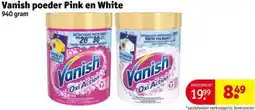 Kruidvat Vanish poeder Pink en White aanbieding