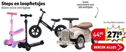 Kruidvat Steps en loopfietsjes aanbieding