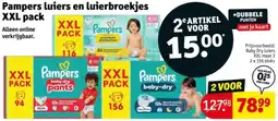 Kruidvat Pampers luiers en luierbroekjes XXL pack aanbieding