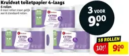 Kruidvat Kruidvat toiletpapier 4-laags aanbieding