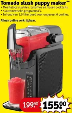 Kruidvat Tomado slush puppy maker aanbieding