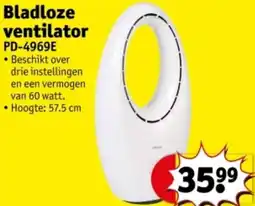 Kruidvat Bladloze ventilator PD-4969E aanbieding