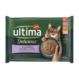 Zooplus 38 + 10 gratis! 48 x 85 g Ultima Kattenvoer - Sterilized: Vlees selectie aanbieding