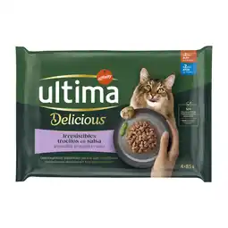 Zooplus 38 + 10 gratis! 48 x 85 g Ultima Kattenvoer - Sterilized: rundvlees en tonijn aanbieding