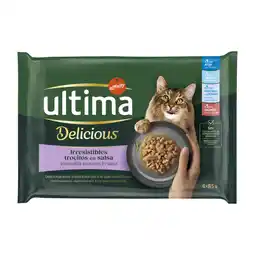 Zooplus 38 + 10 gratis! 48 x 85 g Ultima Kattenvoer - Sterilized: Vis selectie aanbieding