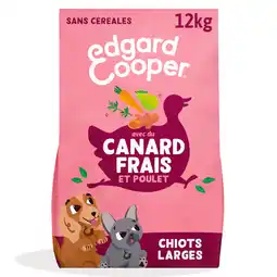 Zooplus 12kg Edgard & Cooper Puppy eend, kip graanvrij - Droog hondenvoer aanbieding