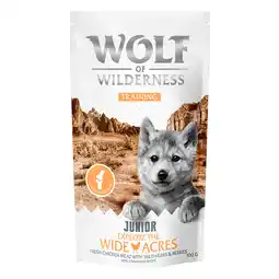 Zooplus Wolf of Wilderness Training Junior “Explore the Wide Acres” Kip - 3 x 100 g aanbieding