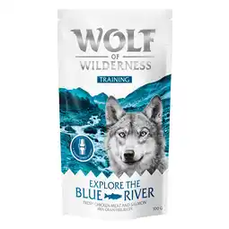 Zooplus Wolf of Wilderness Training “Explore the Blue River Kip & Zalm - 3 x 100 g aanbieding