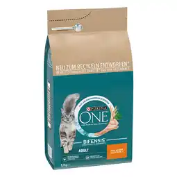 Zooplus 2x5,7kg Adult Kip & Volkoren Granen Purina ONE Kattenvoer aanbieding