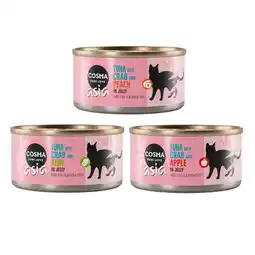Zooplus 24x170g Cosma Asia Fruit Mixpakket 2 Katten Natvoer aanbieding
