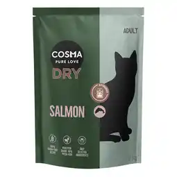 Zooplus 2x2kg Cosma Extruded Droogvoer Zalm Katten Droogvoer aanbieding