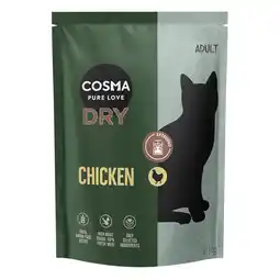 Zooplus 2x2kg Cosma Extruded Droogvoer Kip Katten Droogvoer aanbieding