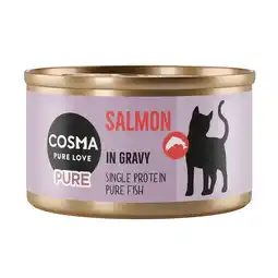 Zooplus 24x80g Cosma Pure Zalm natvoer voor katten aanbieding