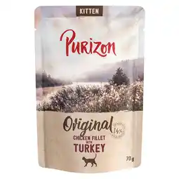Zooplus Purizon Kitten 24 x 70 g - graanvrij - Kipfilet met Kalkoen aanbieding