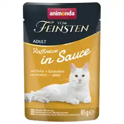 Zooplus 24 x 85 g kip & konijn animonda vom Feinsten Raffinesse natvoer voor katten aanbieding
