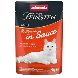 Zooplus 24 x 85 g kip & kalfsvlees animonda vom Feinsten Raffinesse natvoer voor katten aanbieding