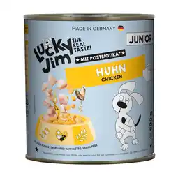 Zooplus Voordeelpakket: 24x800g Lucky Jim Junior kip natvoer voor honden aanbieding
