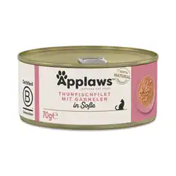 Zooplus Voordeeelpakket Applaws Cat in Saus 24 x 70 g - Tonijn met Garnalen aanbieding