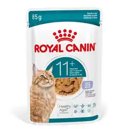 Zooplus Dubbelpak: 24x85g Royal Canin Ageing 11+ in gelei nat kattenvoer aanbieding