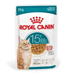 Zooplus Dubbelpak: 24x85g Royal Canin Ageing 15+ in jus natvoer voor katten aanbieding