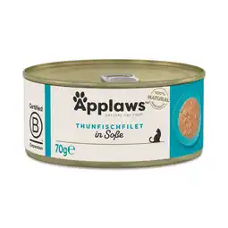 Zooplus Voordeelverpakking Applaws Kat in Saus 12 x 70 g - Tonijnfilet aanbieding