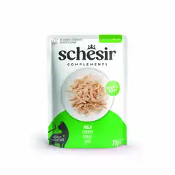Zooplus Voordeelpakket: 24x70g Schesir Complementen in gelei kip natvoer voor katten aanbieding