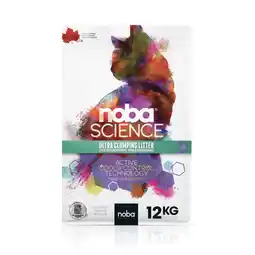 Zooplus Dubbelpak: 2x12kg Noba Science Ongeparfumeerde kattenbakvulling aanbieding