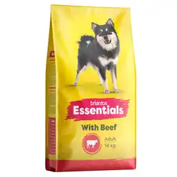 Zooplus Briantos Essentials Adult met rund - Dubbelpak 2 x 14 kg aanbieding