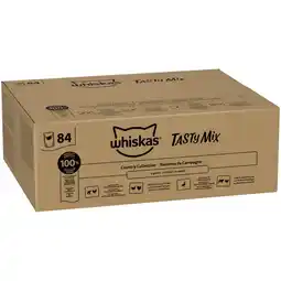 Zooplus 84x85g Whiskas 1+ Adult Zakjes Country-collectie in Saus Natvoer voor katten aanbieding