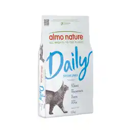 Zooplus Dubbelpak: 2x12 kg Almo Nature Daily Sterilised tonijn droog kattenvoer aanbieding