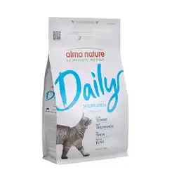 Zooplus Dubbelpak: 2x1,2kg Almo Nature Daily Sterilised tonijn droog kattenvoer aanbieding
