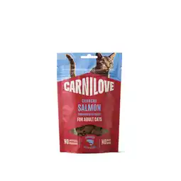 Zooplus Carnilove Cat Crunchy Snack - Voordeelpak: 2 x 50 g zalm met kattenkruid aanbieding