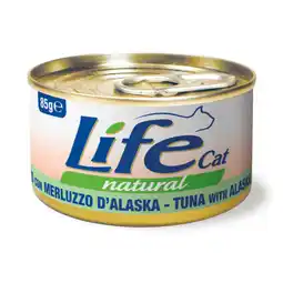 Zooplus 24x85g Life Cat Natural adult tonijn met Alaska-koolvis nat kattenvoer aanbieding