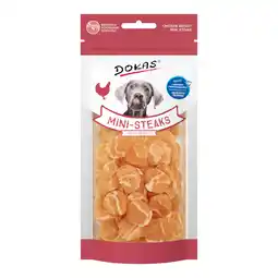 Zooplus Dubbelpak: 2x50g Dokas Mini Steaks Kipfilet Hondensnacks aanbieding