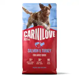 Zooplus Voordeelpak 2x12 kg Carnilove Active Adult zalm & kalkoen droogvoer voor honden aanbieding