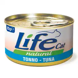Zooplus 24x85g Life Cat Natural adult tonijn nat kattenvoer aanbieding