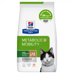 Zooplus Dubbelpak: 2x8 kg Hill's Prescription Diet j/d Metabolic + Mobility met kip droog hondenvoer aanbieding