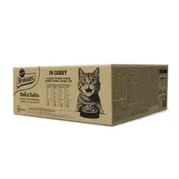 Zooplus Voordeelpakket: 160x85g Mixpakket in saus Brekkies Daily Delice adult kat natvoer voor katten aanbieding