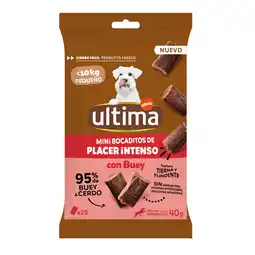 Zooplus 2 + 1 gratis! Ultima hondensnacks 3 stuks - 3 x 40 g Mini mit Rind aanbieding