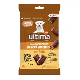 Zooplus 2 + 1 gratis! Ultima hondensnacks 3 stuks - 3 x 40 g Mini mit Huhn aanbieding