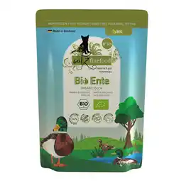 Zooplus catz finefood Bio 12 x 85 g - No.505 Bio-Eend aanbieding