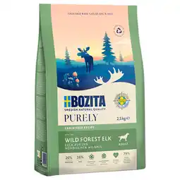 Zooplus 25% korting! Bozita Purely droogvoer voor honden 2,5kg - 2,5 kg Adult Eland aanbieding
