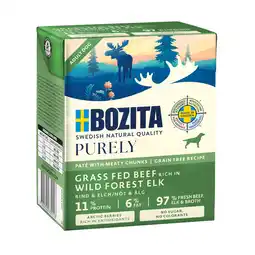 Zooplus 20% korting! Bozita Purely natvoer voor honden 370 g. - met eland 6 x 370 g aanbieding