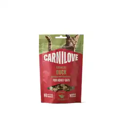 Zooplus Carnilove Cat Crunchy Snack - Voordeelpak: 4 x 50 g Eend met frambozen aanbieding